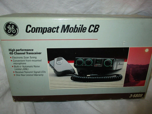General Electric GE Compact Mobile CB Transceiver