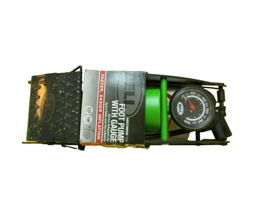 Bell Air Pump Airstomper 500 High Volume Foot Pump With Gauge 100 PSI Max