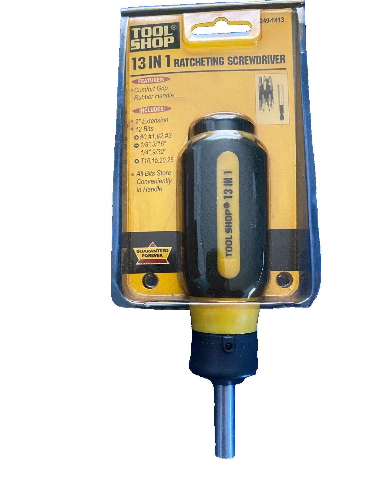 Tool Shop 13 in 1 Ratcheting Screwdriver Set Hand Tool 249-1413