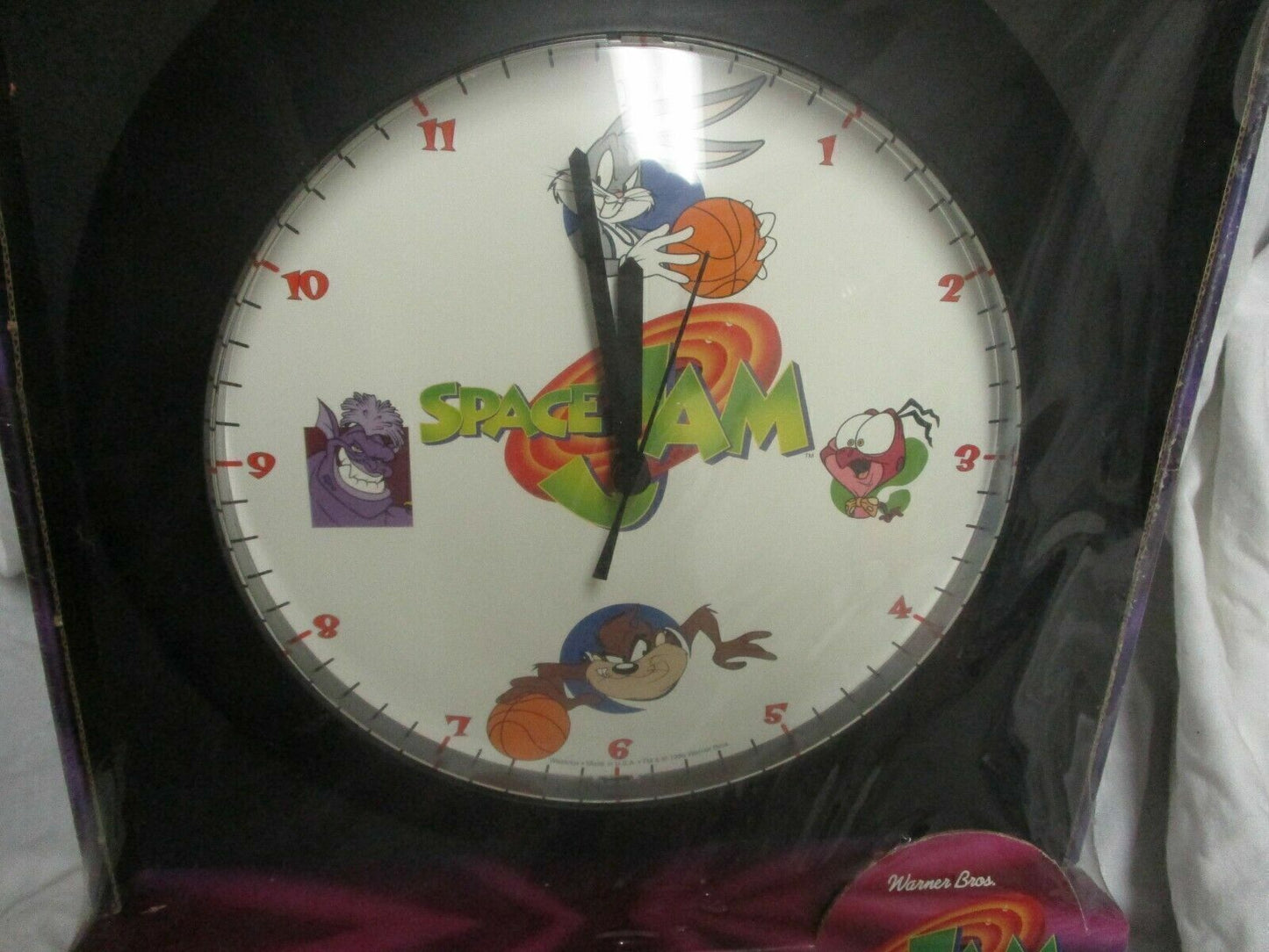 1996 Warner Bros. Space Jam Looney Tunes Wall Clock by Westclox