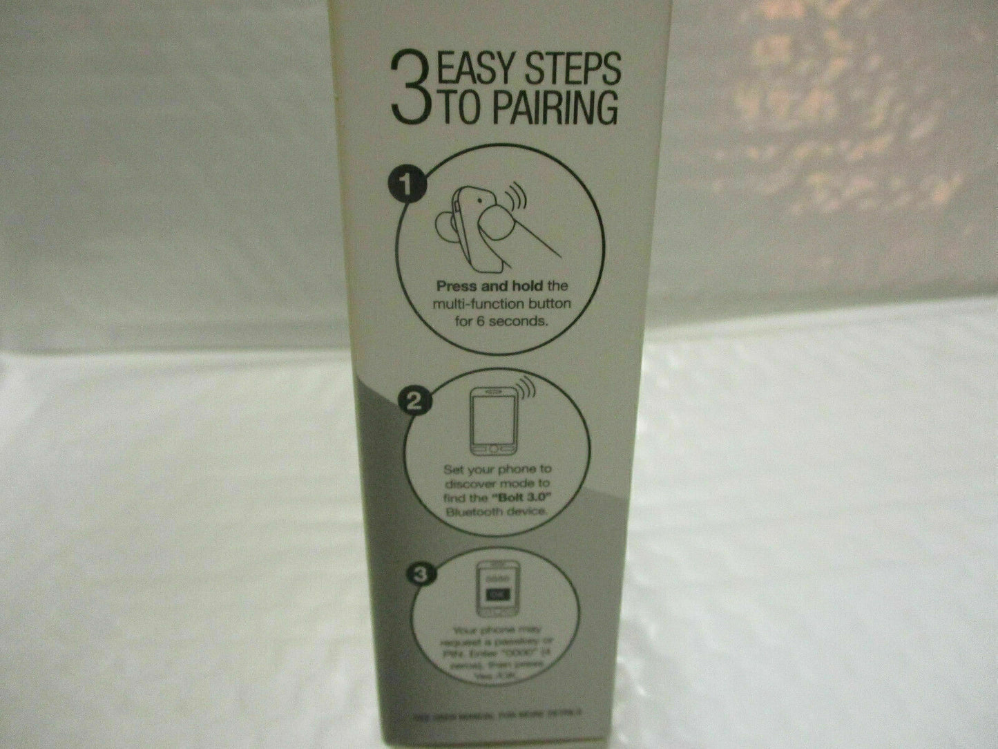 Quikcell QBT523 V3.0 Mono Bluetooth - Simply White