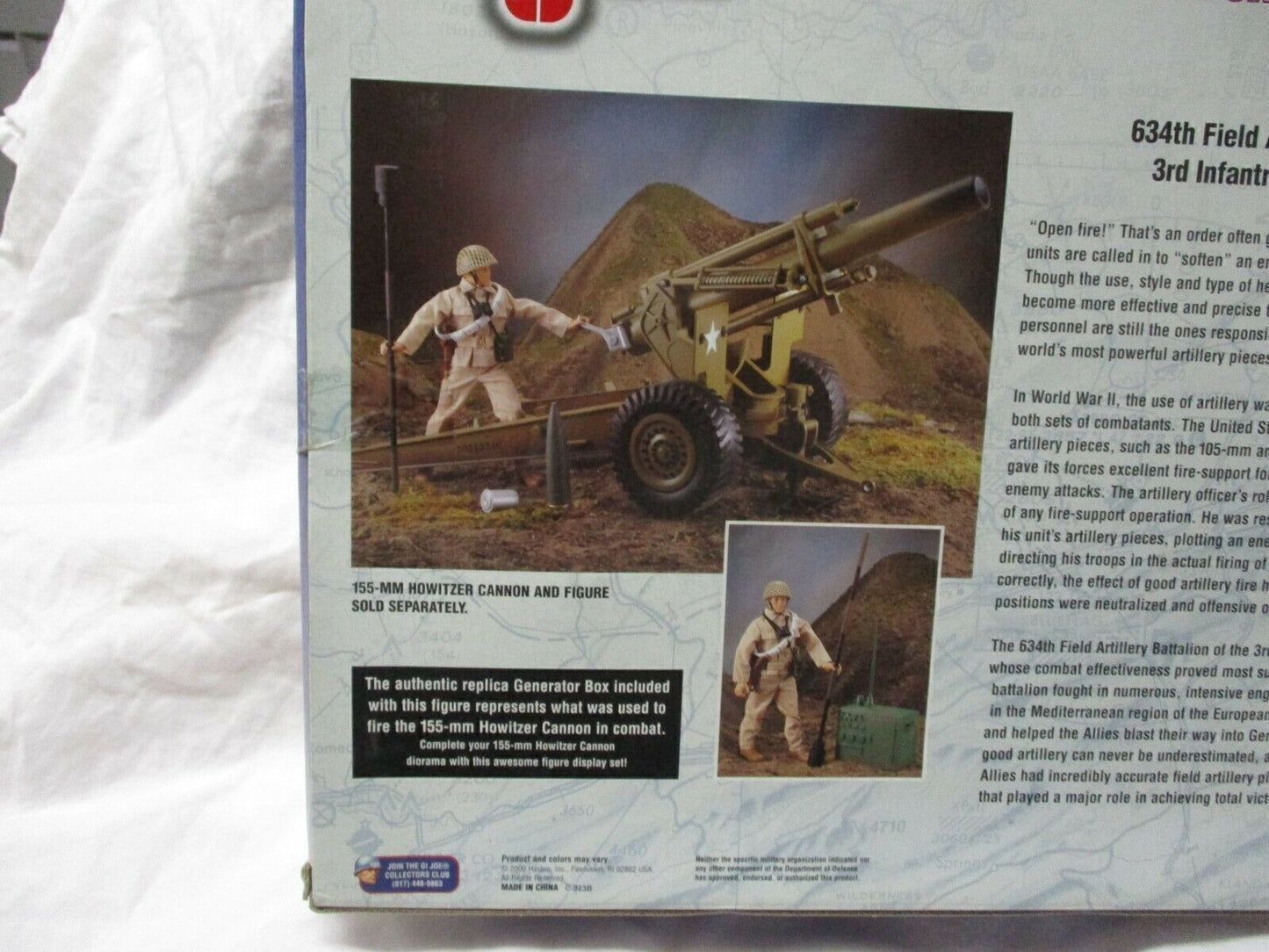 GI JOE Howitzer Cannon Captain