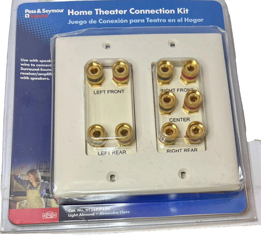 Pass & Seymour Legrand HT26KIT-LAV Home Theater Speaker Wall Connection Kit