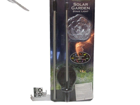 Ed's Variety Store Solar Garden Stake Light Multicolor Led Flower