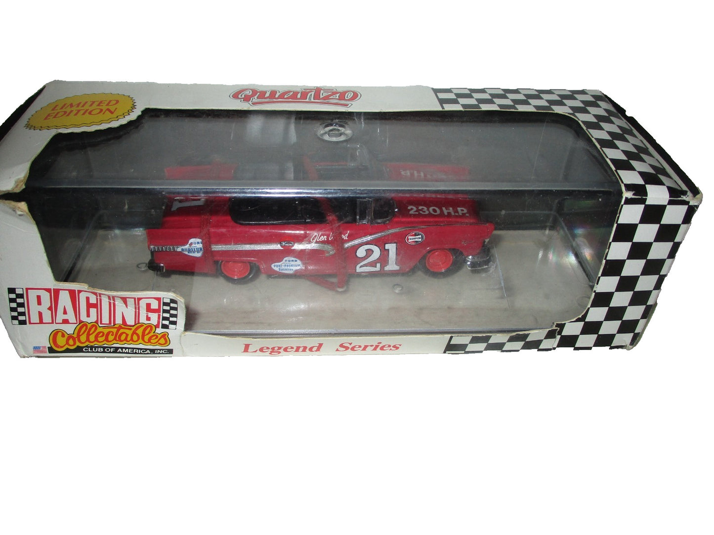 Glen Woods 1956 Ford FAirlane 1:43 - Racing Collectables Quartzo Autographed