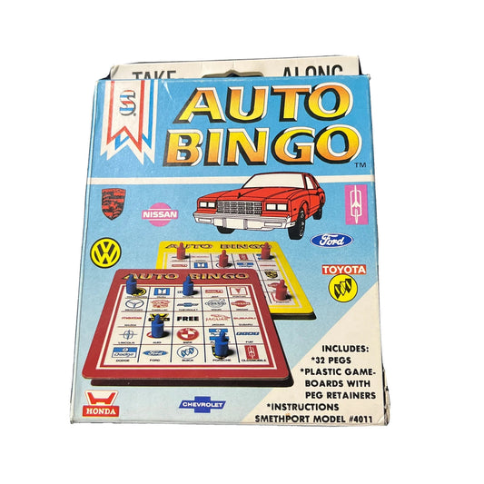 1986 Smethport Take Along Auto Bingo Model 4011 Vintage