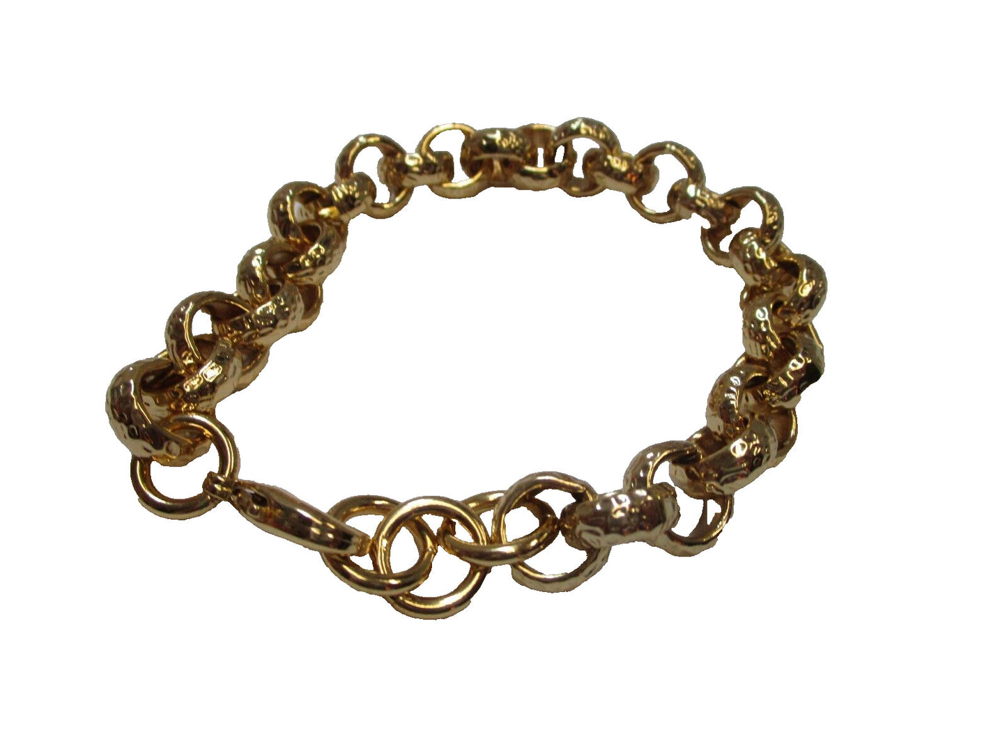 18k Gold Filled Link Chain/Belcher Necklaces/Belcher Bracelet & 6 Wedding Rings