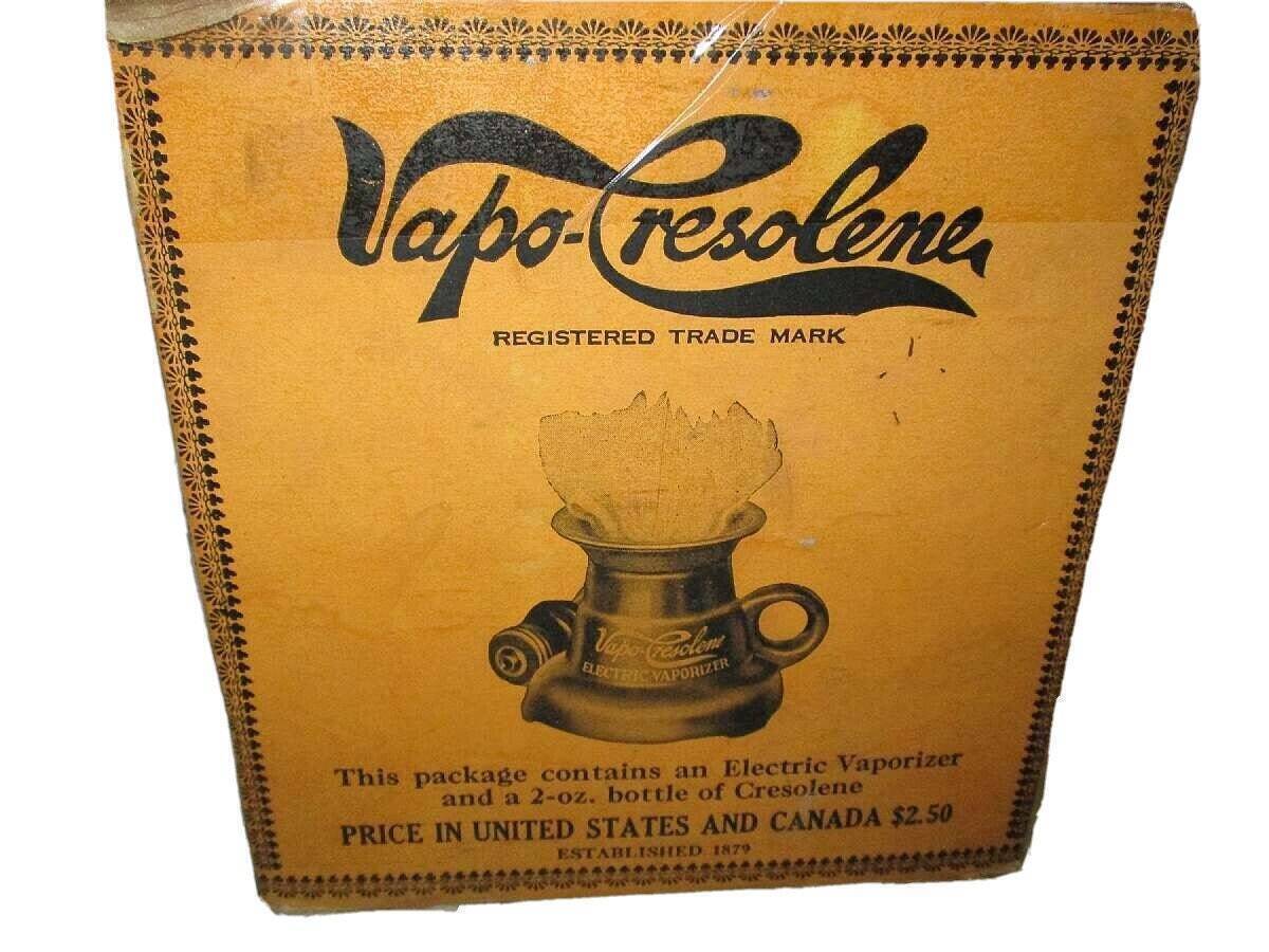 Vintage 1930's Rare Vintage Vapor Cresolene Electric Vaporizer