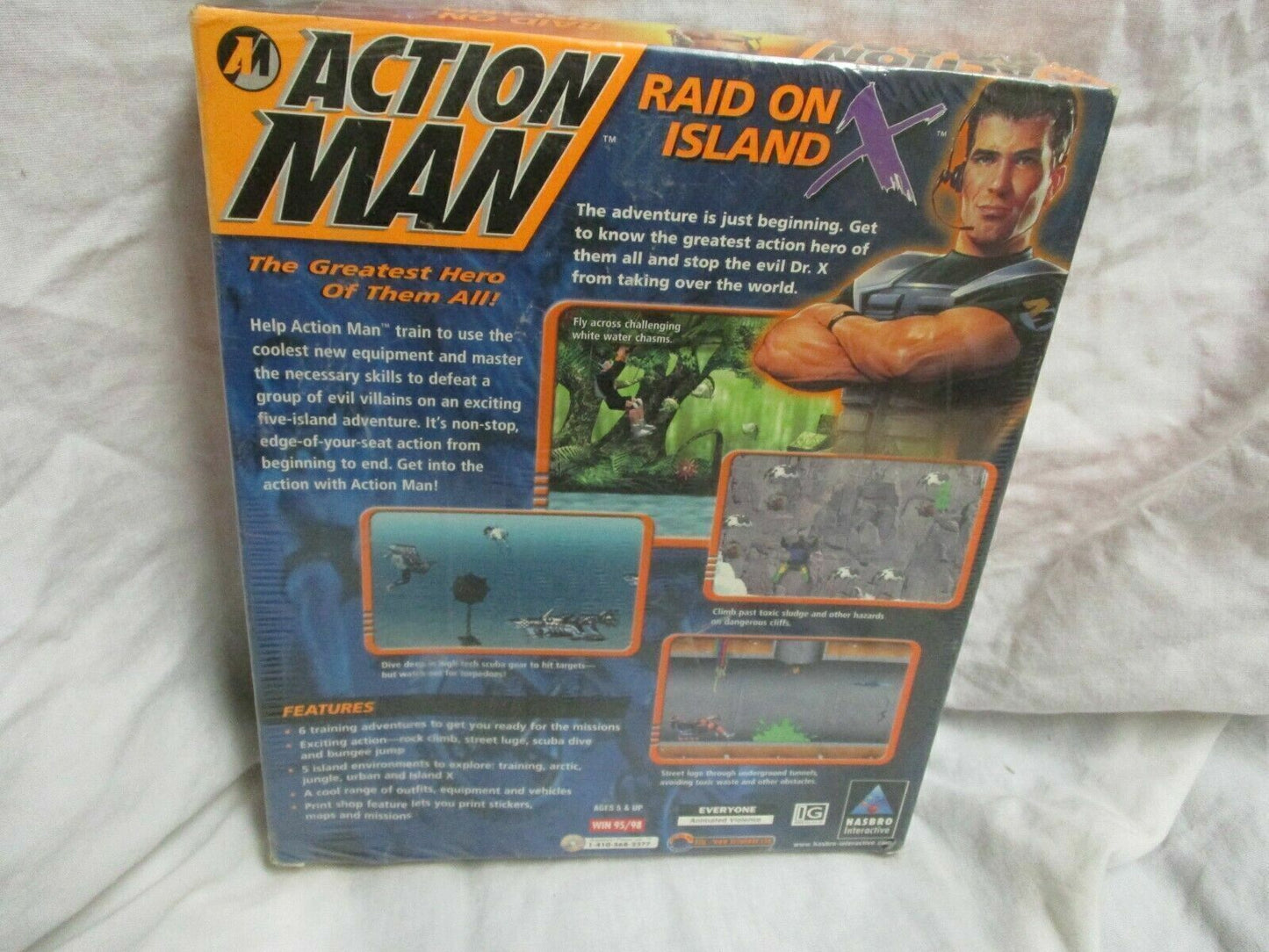 NEW Action Man: Raid on Island X (PC, 2000) SEALED  Windows 95/98