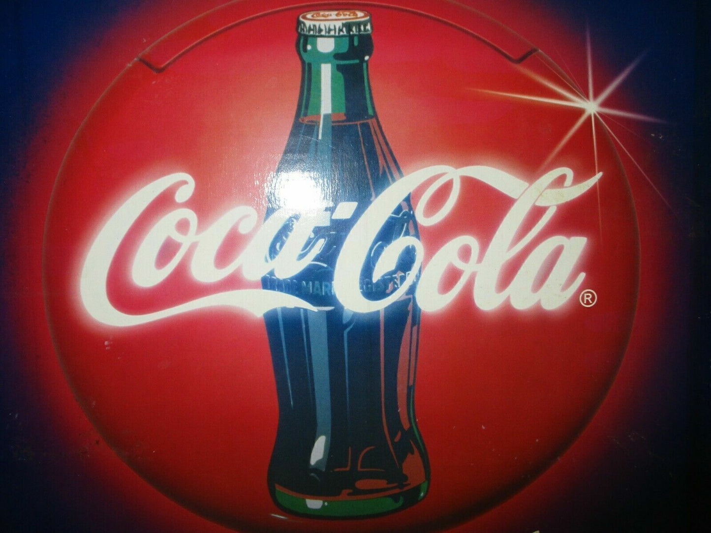 Cola Coca Blinking Disc Telephone Neon Lights Musical Ringer New Old Stock