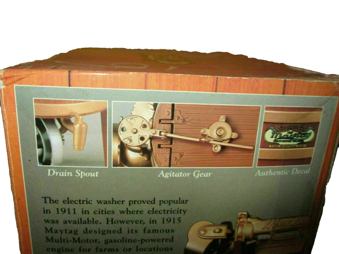 Ertl Power House Farm Series 1/6 Scale Diecast Maytag Multi-Motor Washer #4967