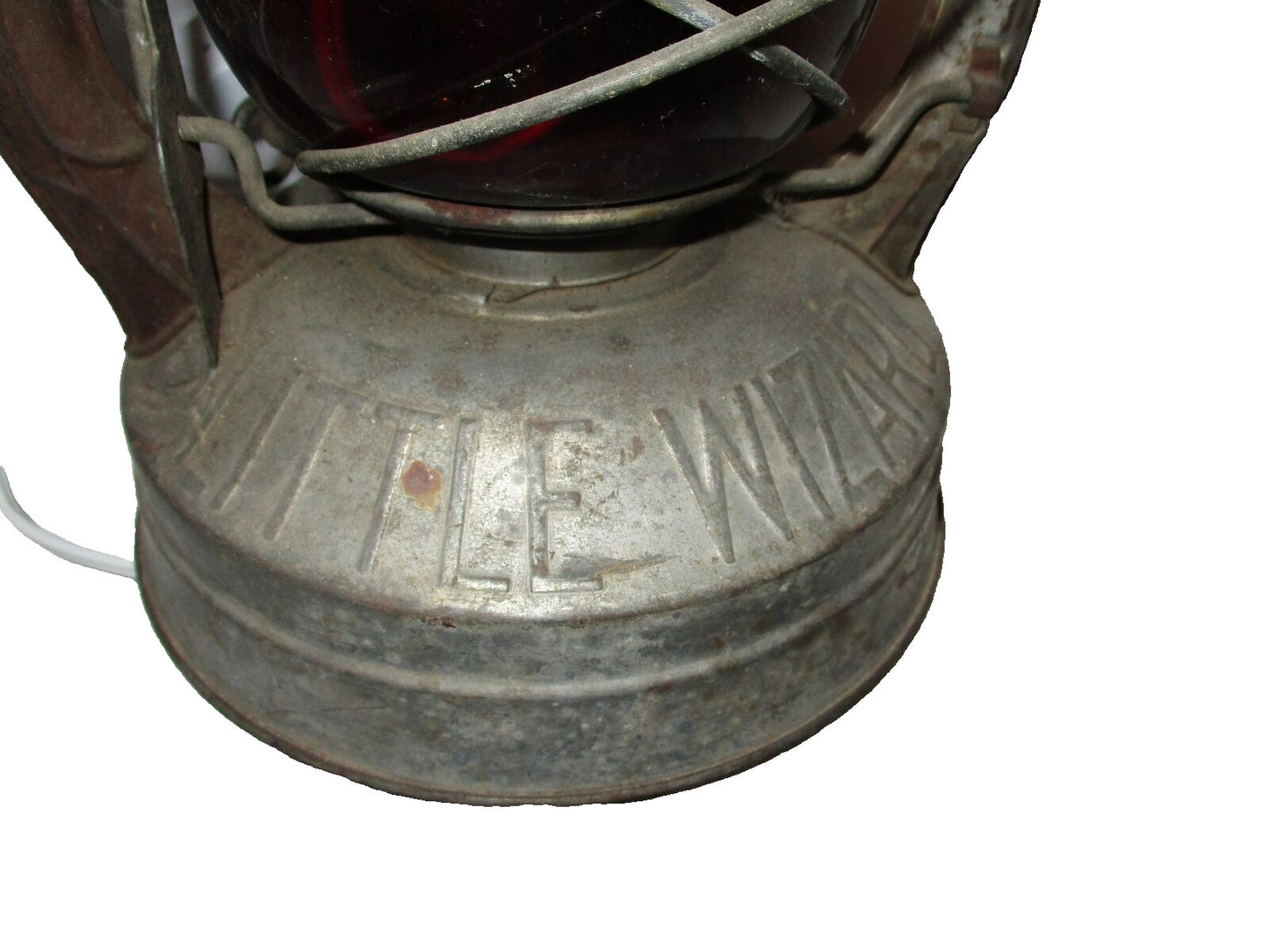 Vintage Dietz Little Wizard Kerosene Lantern Electric Lamp