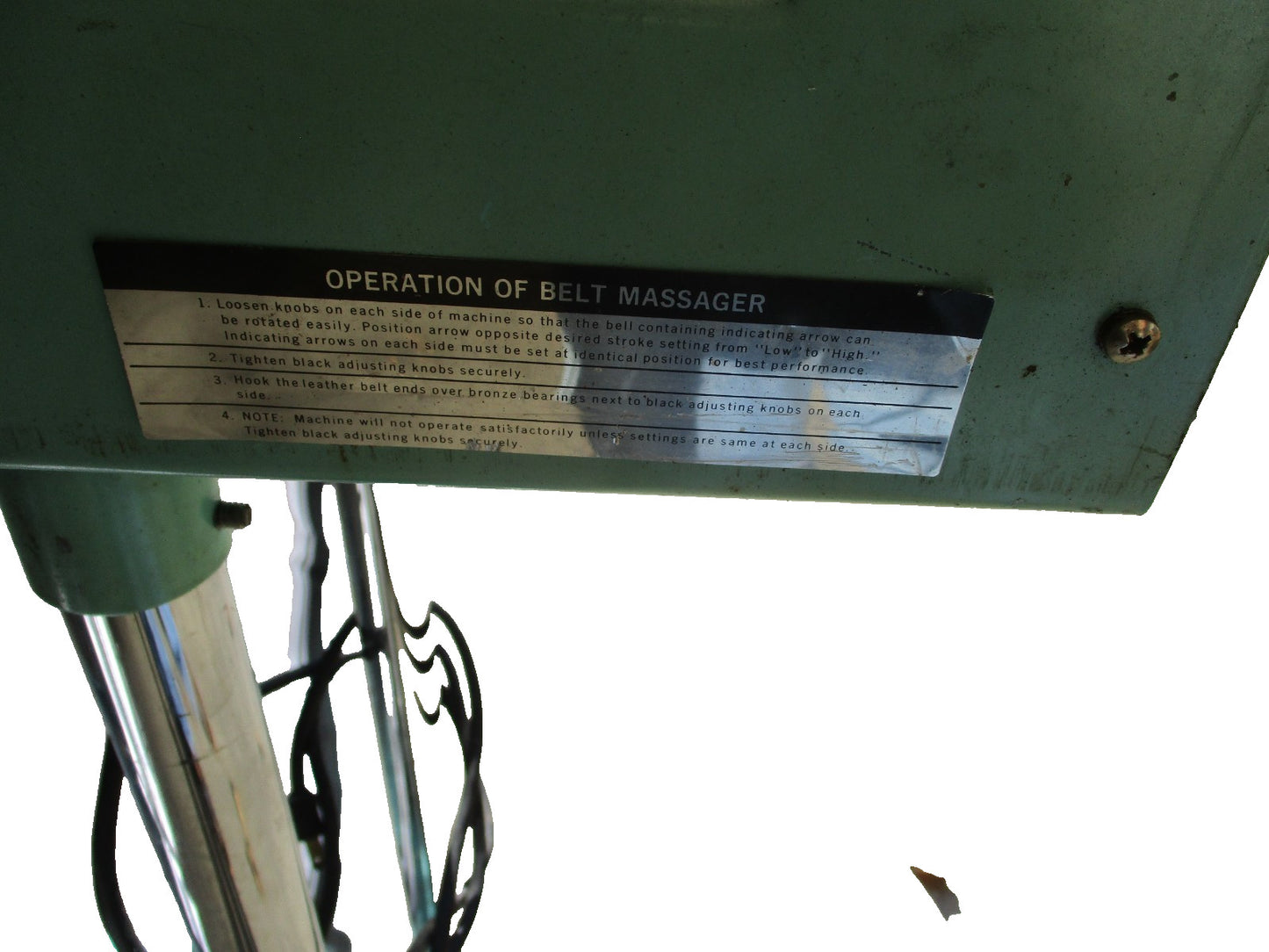 Antique Vintage Vita Master Belt Massager Model Custom 300