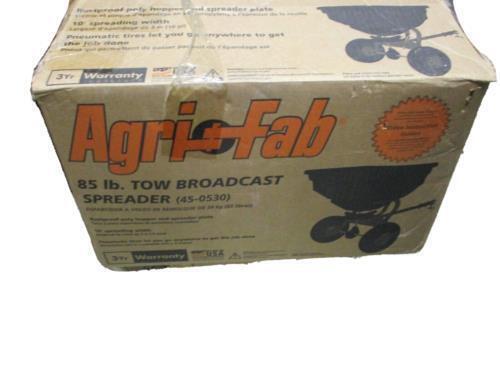 Agri-Fab 85 lb Tow Broadcast Spreader One Size, Black 45-0530