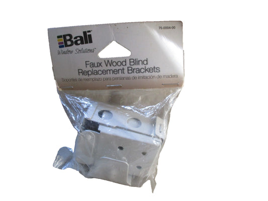 Bali Faux Window Solutions Wood Blind Replacement Brackets 1 Pair