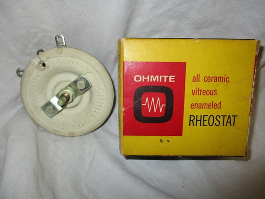 Res Wirewound Rheostat 0.5 Ohm 10% 150W 1(Elec)/1(Mech)Turn 6.35mm (73.03 X 101.