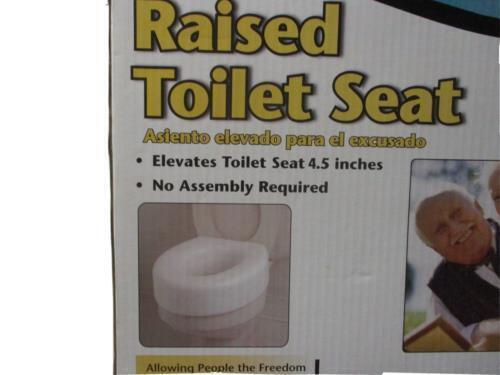 Medline Microban Raised Toilet Seat with Lock