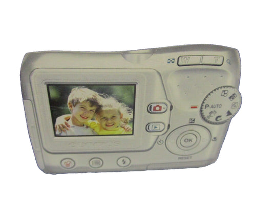 Olympus  FE-115 5.0 Mega Digital Camera  Silver Digi Cam for Parts or Repair