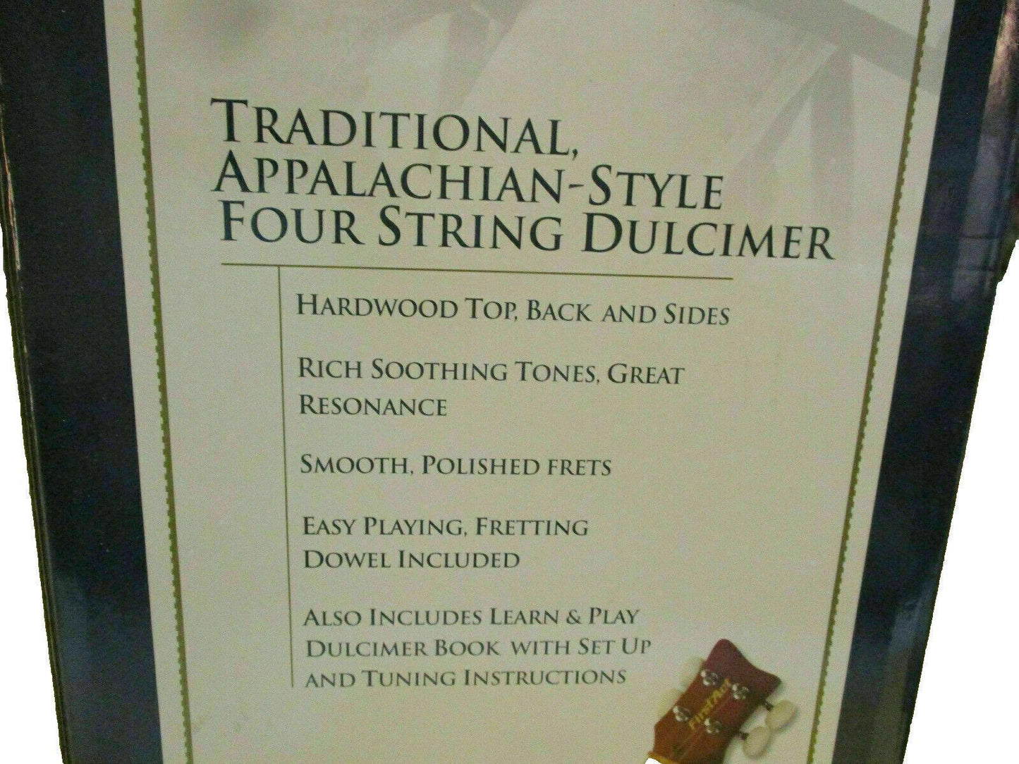 Appalachian Style Dulcimer Musical Instrument EUC Beautiful Instrument