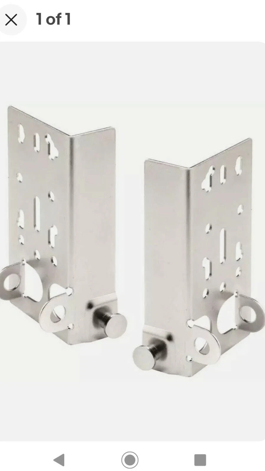 New Prime GD 52197 GARAGE Door Bottom Mount LIFT Bracket Galvanized GD-52197