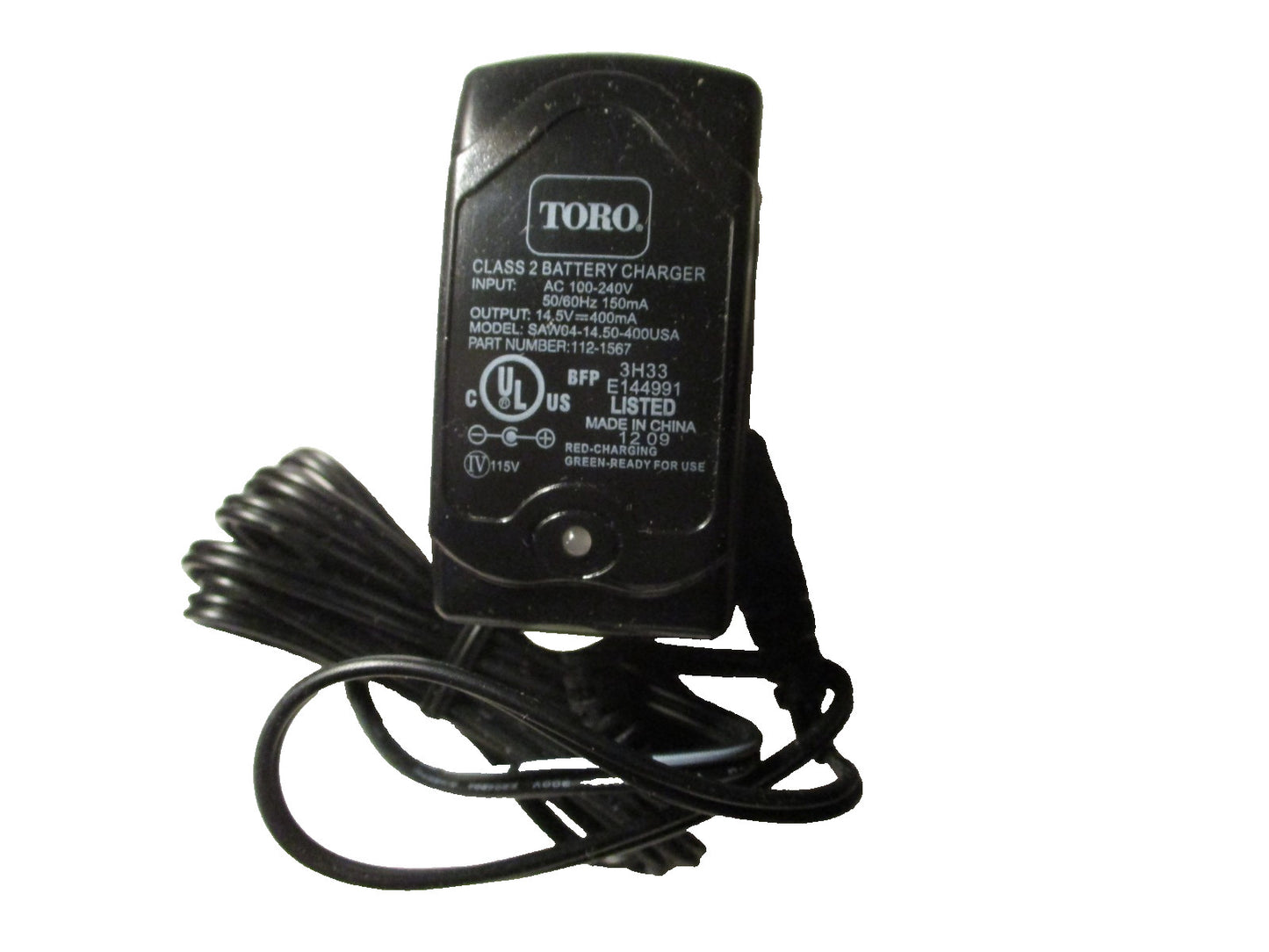 AC Adapter for Toro - SAW04-14.50-400USA - 14.5V - 400mA - Battery Charger