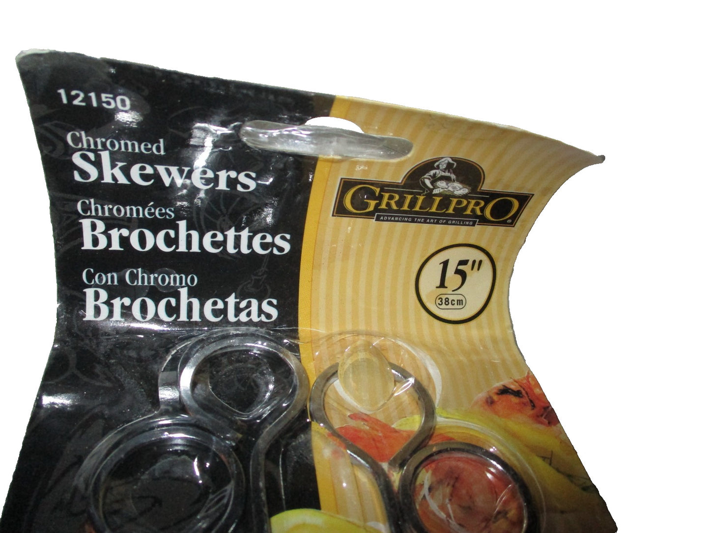 Grill Mark 12150 Steel Chrome Plated BBQ Skewers 15 L in