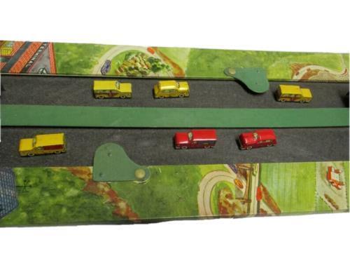 Vintage 1949 Magic Moto-run -Motion Tin Toy Vibrating Lou Marx & Co. Model 1000