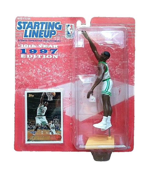 1997 Kenner Starting Lineup Antoine Walker Action Figure & Trading Card