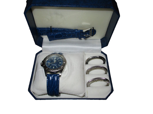Ballantino's Quarts Watch Kit Extra Wrist Band and 3 Extra Outer Face Rings