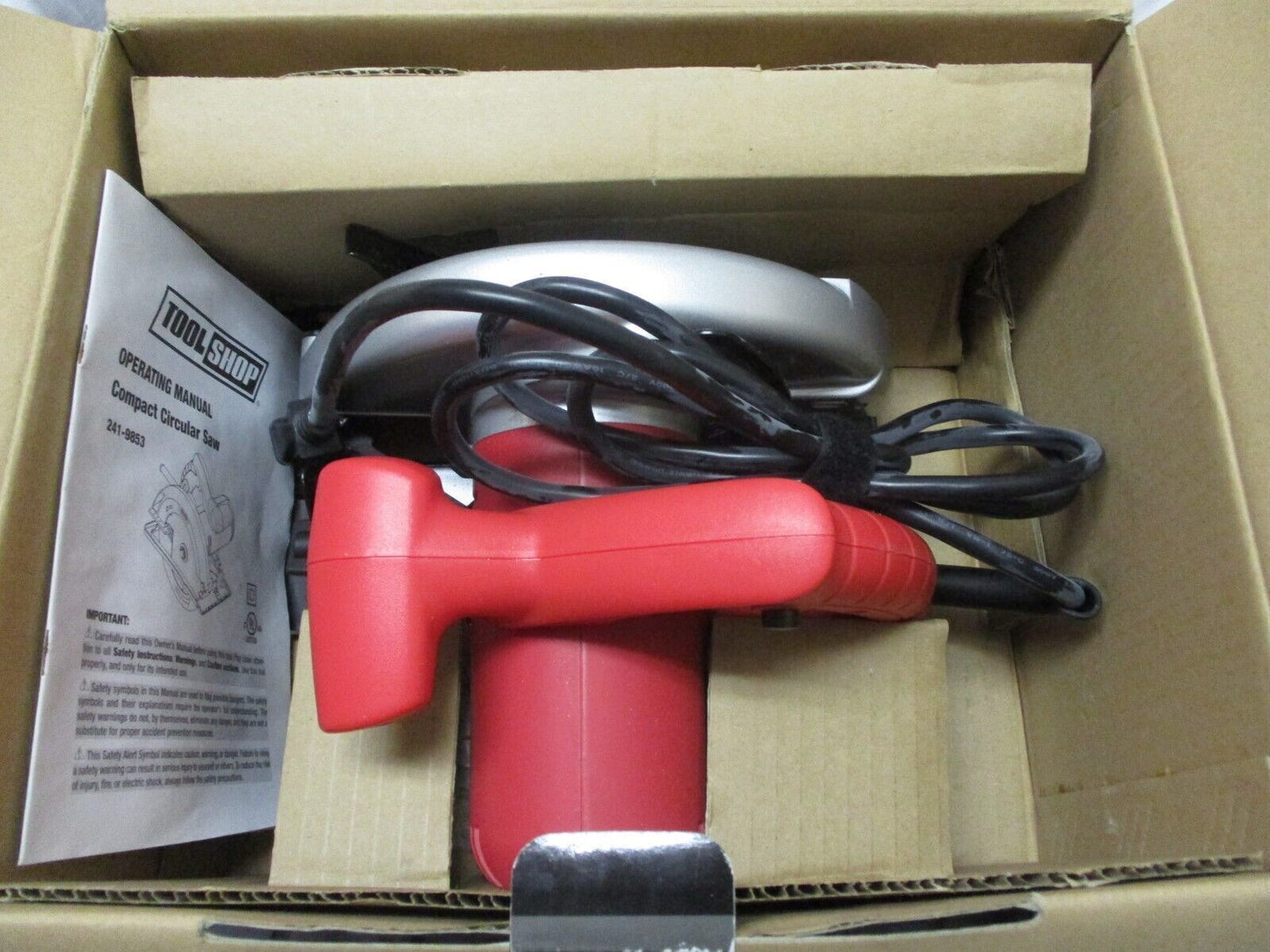 Tool Shop 12-Amp Corded 7-1/4" Circular Saw Blade not Included.