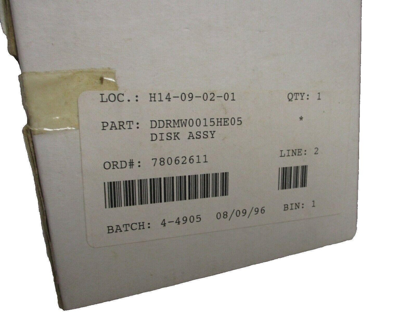 Sharp DDRMW0015HE05 Disk Assy VHS Video Head