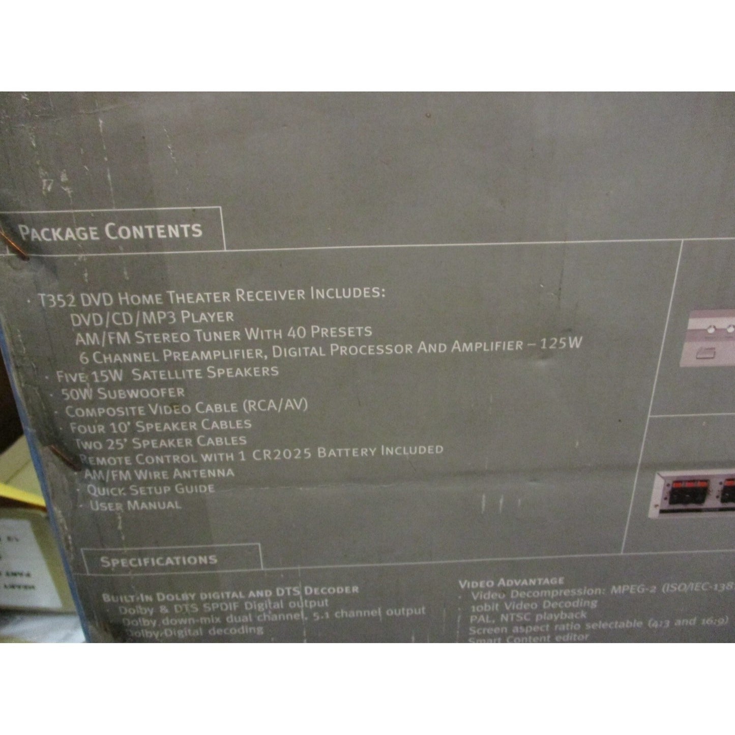 AMW T-352 Dolby Digital Home Theater System CD Player