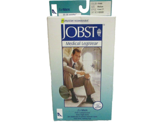 Jobst 115101 For Men Khaki 20-30 mmHg Medium CT Compression Stockings Socks
