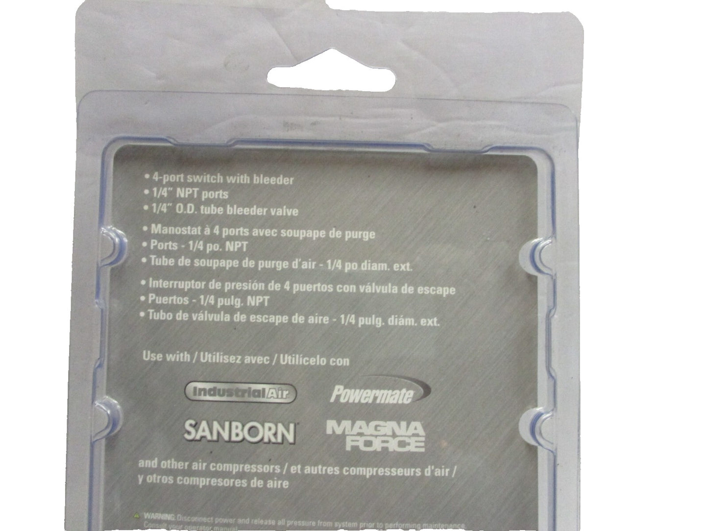 Powermate Pressure Switch, 105-135 psi, 4 Port 034-0226RP