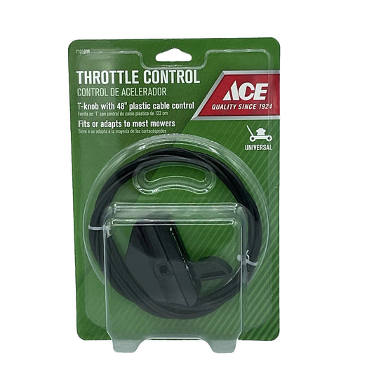 ACE 7103708 Throttle Control T-knob with 48" Plastic Cable Control  Universal