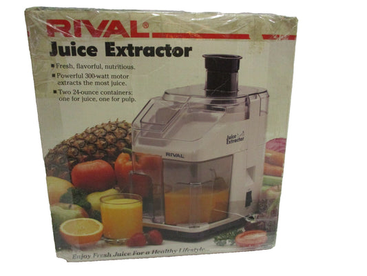 Vintage Rival Electric Juice Vegetable Extractor Model 965 White Kitchen