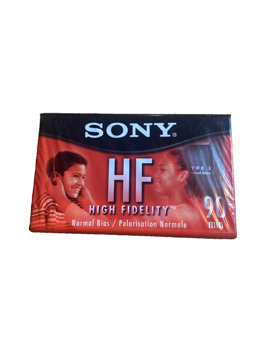 Sony HF High Fidelity 90 Min Audio Blank Cassette  Tape