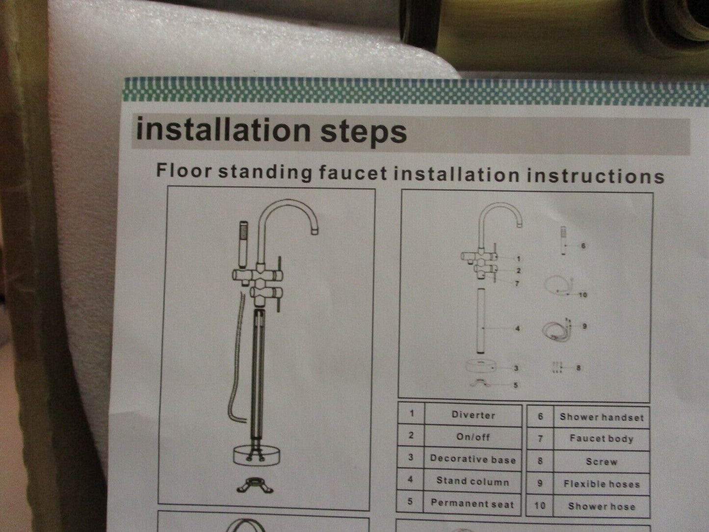 Brass Sanitary Ware Shower Faucet Set Shower System Rain Shower