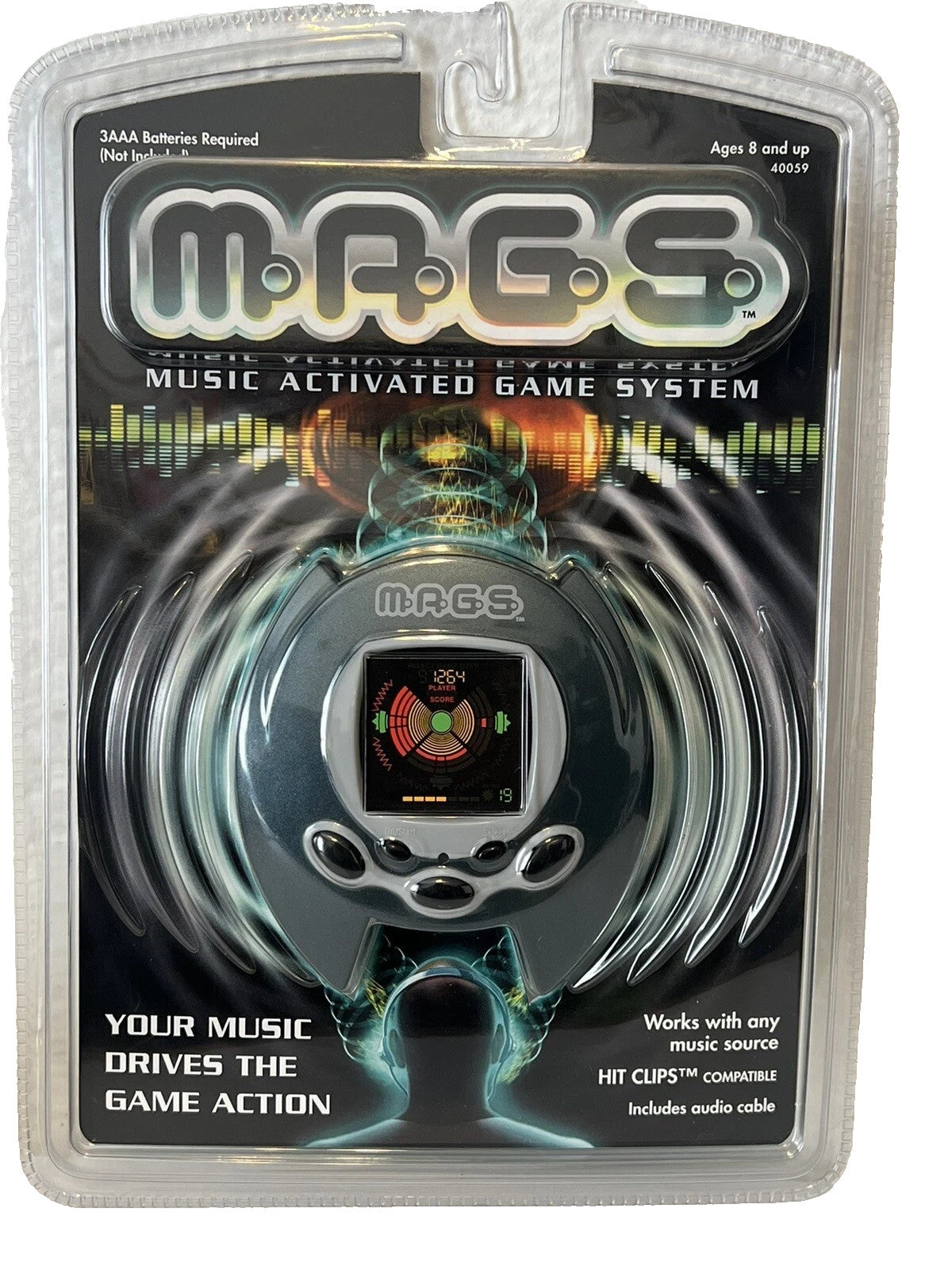 Vintage 2001 Hasbro M.A.G.S Music Activated Game System #40059