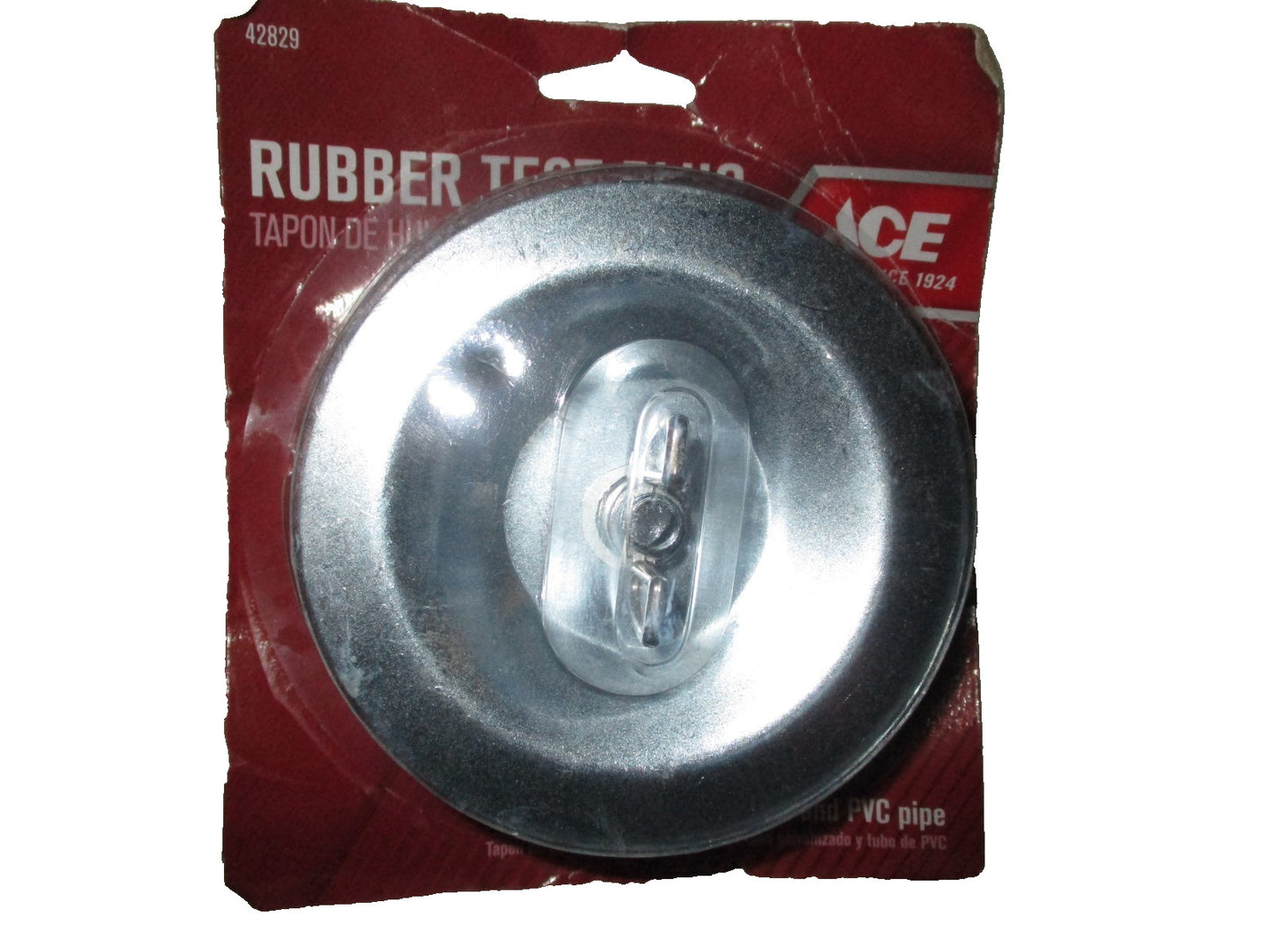 ACE Rubber Test Plug (42829)  For 4" Cast Iron or PVC Pipe