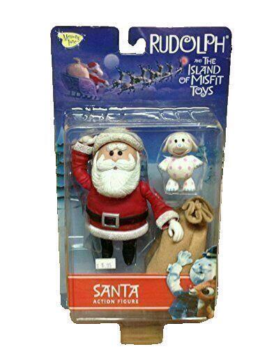 Rudolph Santa Claus w/ Present Sack and The Island of Misfit Toys Action Figure