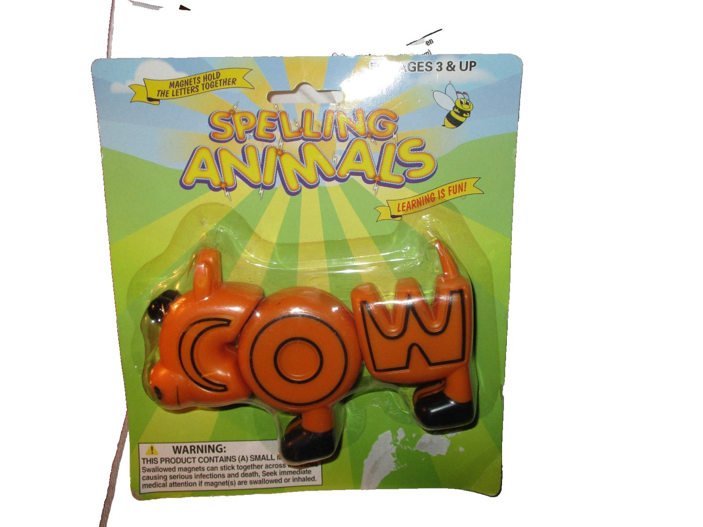 Magnet Spelling Animals - Cow