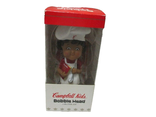 Vintage Campbell Black Kids Bobble Head Collectible Doll