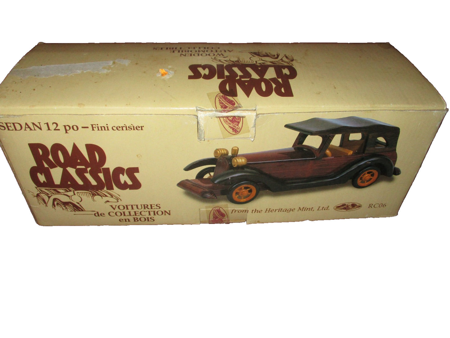 Road Classics 1998 Heritage Mint RC06 Wooden Sedan 12" Cherry Finish