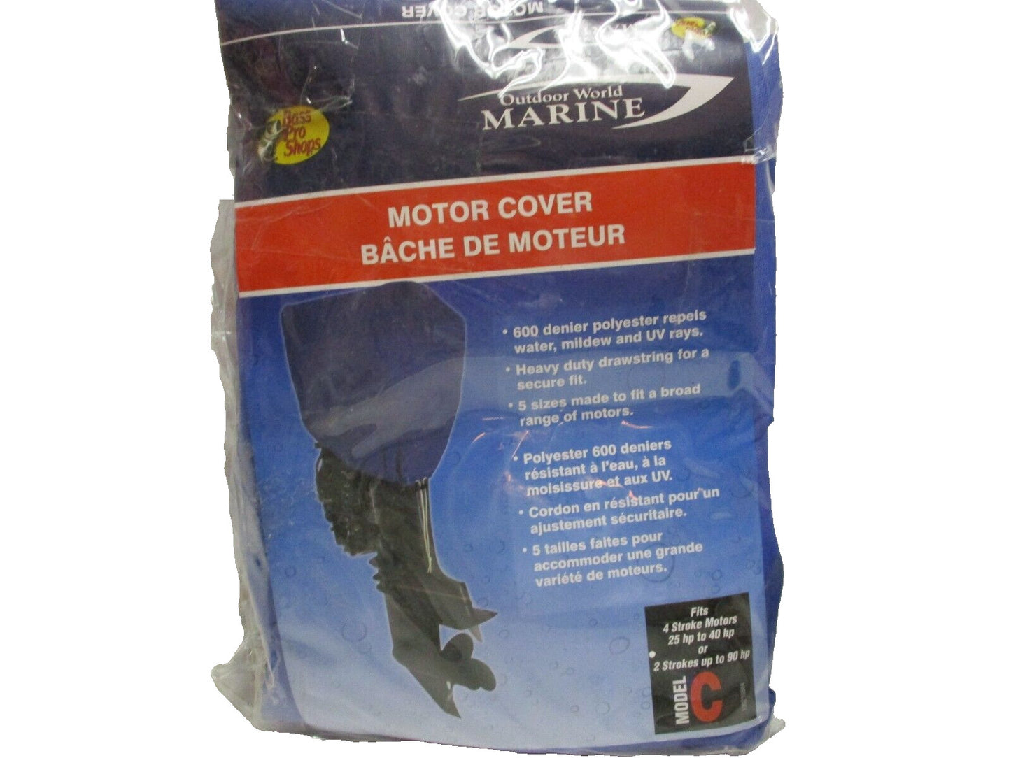 Bass Pro Shop Outdoor World Marine Outboard Motor Covers  Models A & C