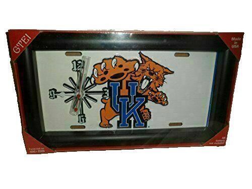License Plate Wall Clock Wildcats