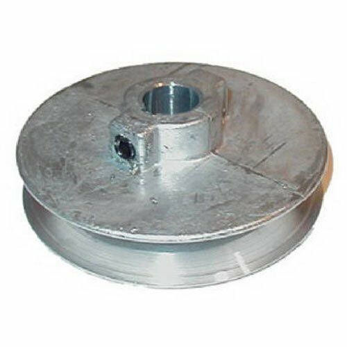 Chicago Die Cast 5 in. Dia. Zinc Single V Grooved Pulley