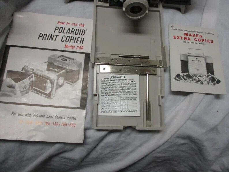 Polaroid Print Copier #240 Photograph Copier Camera in Box