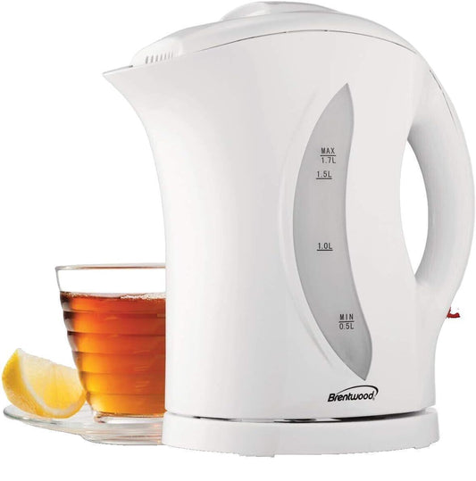 Brentwood Appliances 1.7L Cordless Plastic Tea Kettle KT-1617