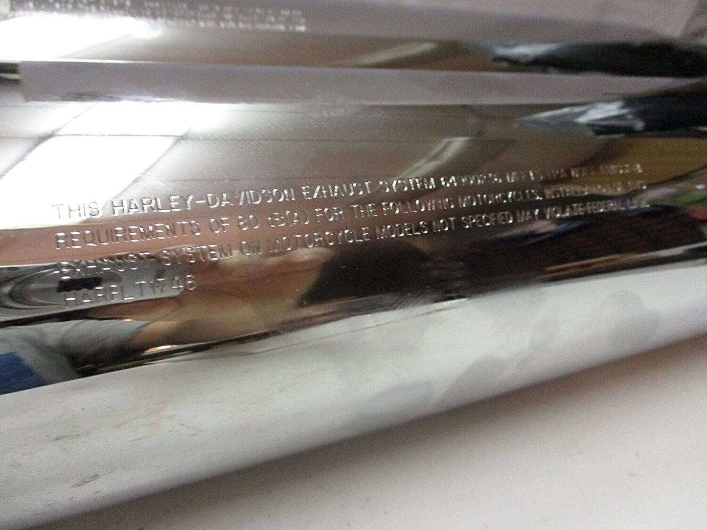 Harley Davidson Stock Chrome Muffler Fits 2017 Later Touring Models 64900235